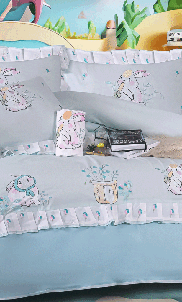 طقم مفرش سرير اطفال